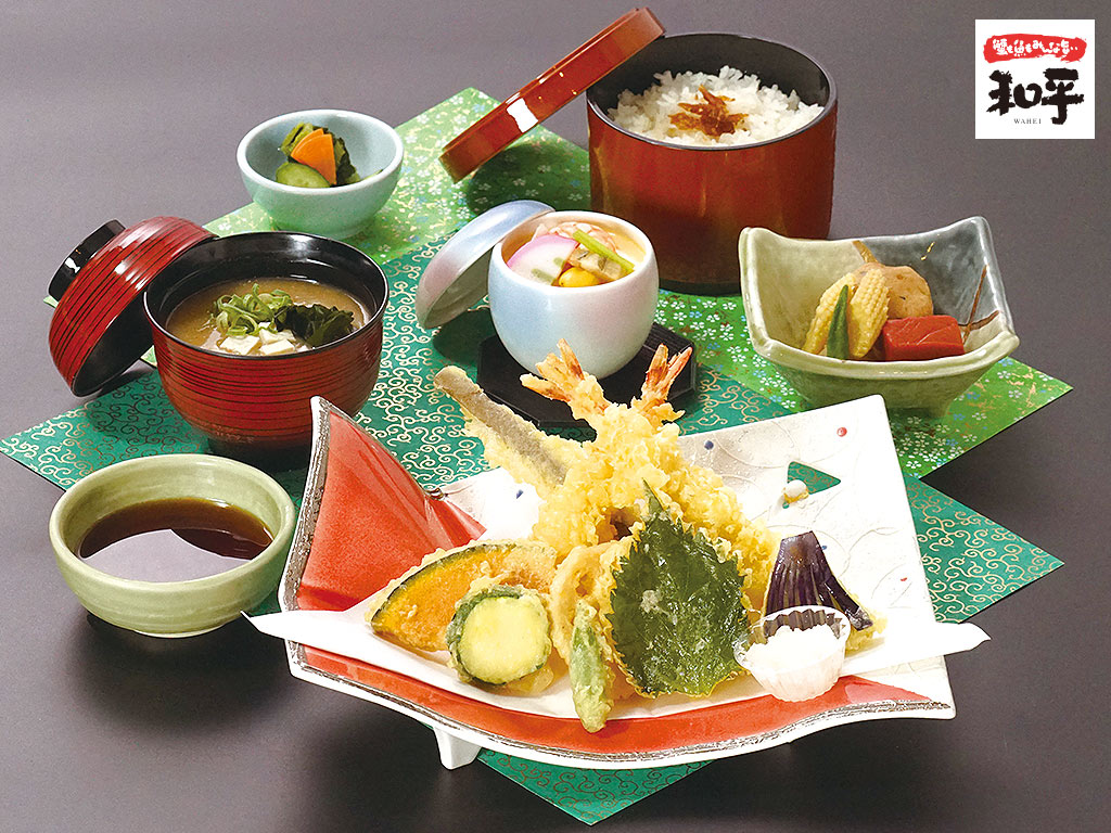 季節の天ぷらランチ